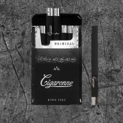 Cигареты Сигарон Кинг Сайз Черный (Cigaronne Кing Size Black 84mm)