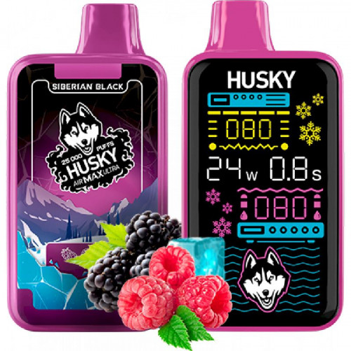 Husky Air Max Ultra Strong 25000 Siberian Black (Малина Ежевика)